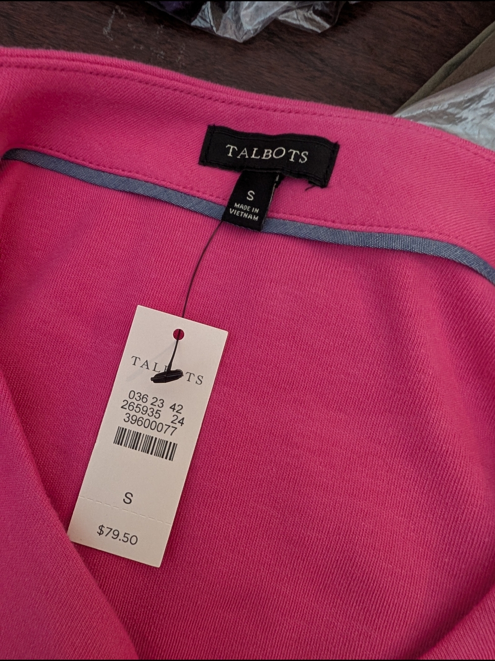 Talbots Hibiscus Short Sleeve TEE Dress - Picture 4 of 7